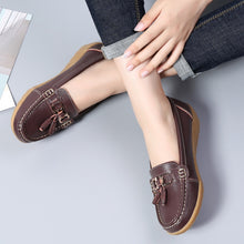 Load image into Gallery viewer, Women Genuine Leather Loafers Flats Moccasins Shoes
