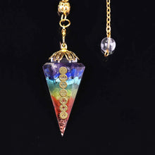 Load image into Gallery viewer, Natural Crystal Stones Energy  Gemstone Point Pendant

