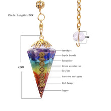 Load image into Gallery viewer, Natural Crystal Stones Energy  Gemstone Point Pendant
