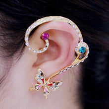 Load image into Gallery viewer, Dragon Butterfly Clip Earring
