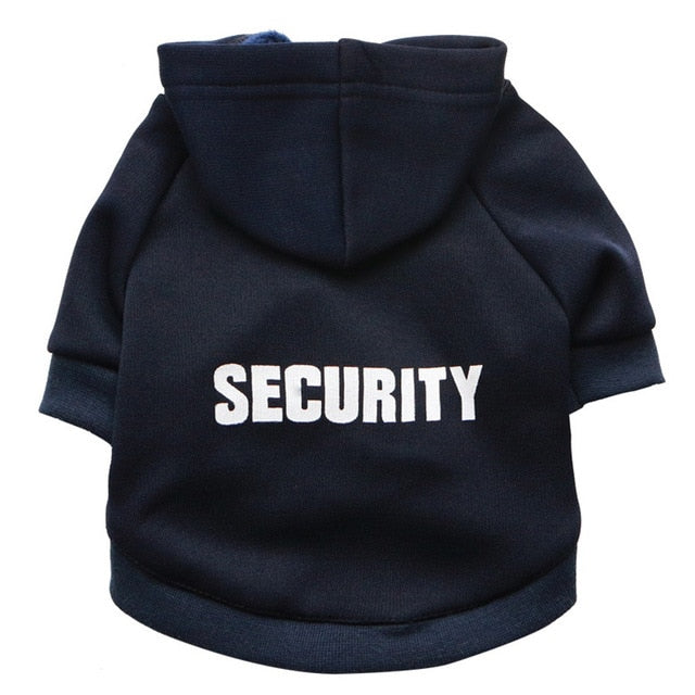 Pet Dog Cat Puppy Warm Security Clothes Hooded Sweaters Winter Coat Costume Clothes