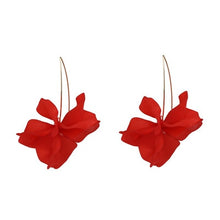 Load image into Gallery viewer, Drop Dangle Resin Flower Long Earrings
