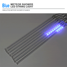 Load image into Gallery viewer, Meteor Shower Falling Rain LED String Lights 
